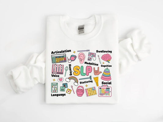 Speech Pathologist Shirt, SLP Speech Therapist Sweatshirt, Speech Therapy Assistant SLPA, Speech Language Pathologist Gift, Your Word Matter