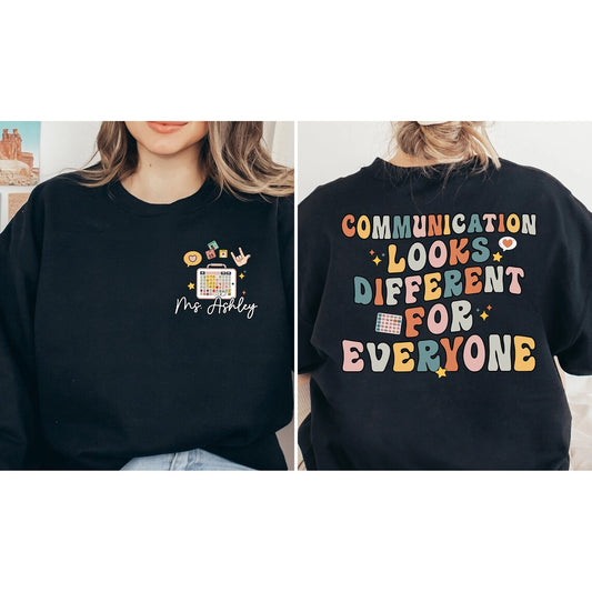 Speech Pathologist Shirt, SLP Speech Therapist Sweatshirt, Speech Therapy Assistant SLPA, Speech Language Pathologist Gift, Your Word Matter