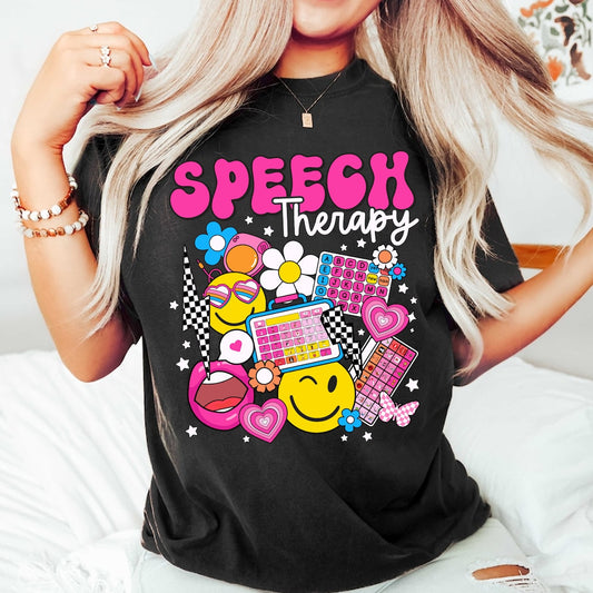 Speech Therapy Shirt, SLP Shirt, Retro Speech Language Pathologist Shirt, Speech Therapist, Speech Language Pathologist Assistant, SLPA Tee
